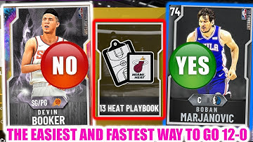 THE FASTEST AND EASIEST WAY TO GO 12-0 BEST OFFENSIVE AND DEFENSIVE SETTINGS! | NBA 2K20 MY TEAM