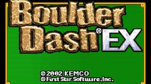 Boulder Dash EX (GBA) Playthrough - Part 1: Game boot (480p)