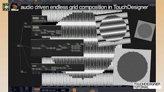 audio driven endless grid composition in touchdesigner | tutorial