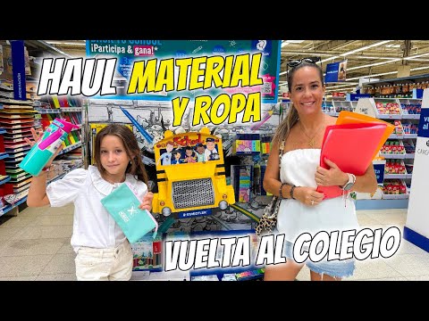 HAUL MATERIAL ESCOLAR Y ROPA PARA LA VUELTA AL COLEGIO CON MARTINA