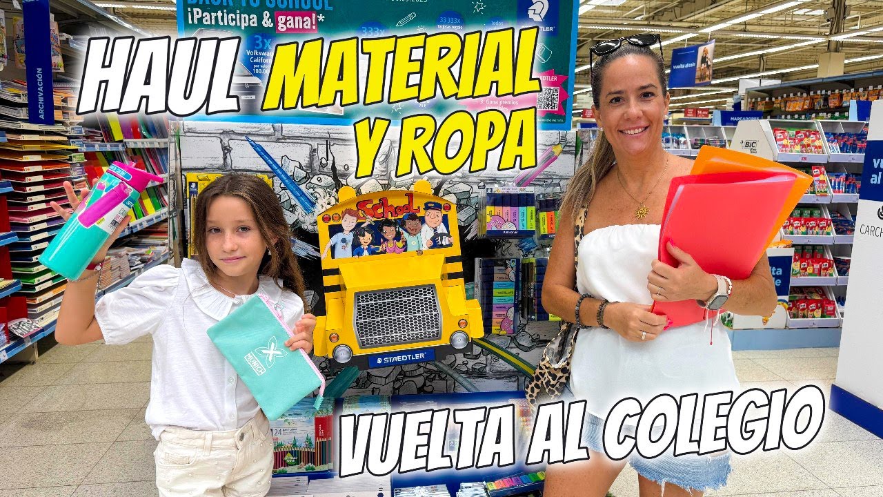HAUL MATERIAL ESCOLAR Y ROPA PARA LA VUELTA AL COLEGIO CON MARTINA