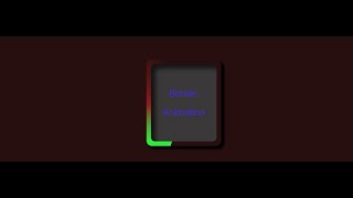 How to make a Border Animation CSS WebPenter-Sunny