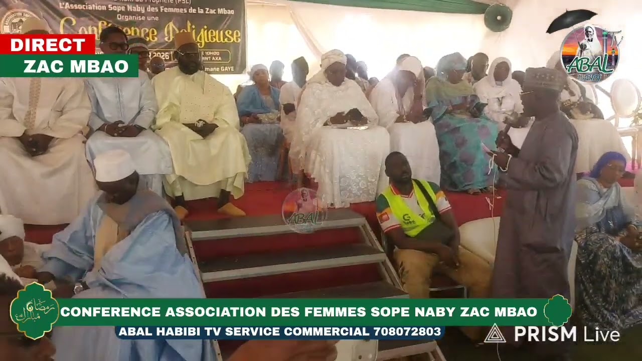 CONFERENCE ASSOCIATION DES FEMMES SOPE NABY ZAC MBAO