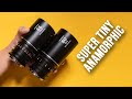 What is an Anamorphic lens? Laowa Nanomorph 65mm T/2.4 &amp; 80mm T/2.4 (APSC/M43/FF?)