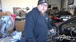 Father & Son Fun First Car Stereo Install 1990 Honda Accord - Mids & Highs Custom Door Rings Video 4 