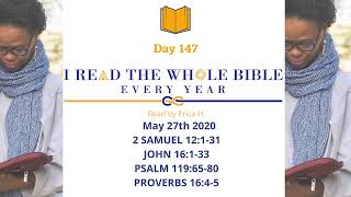 I Read The Whole Bible Every Year Day 147