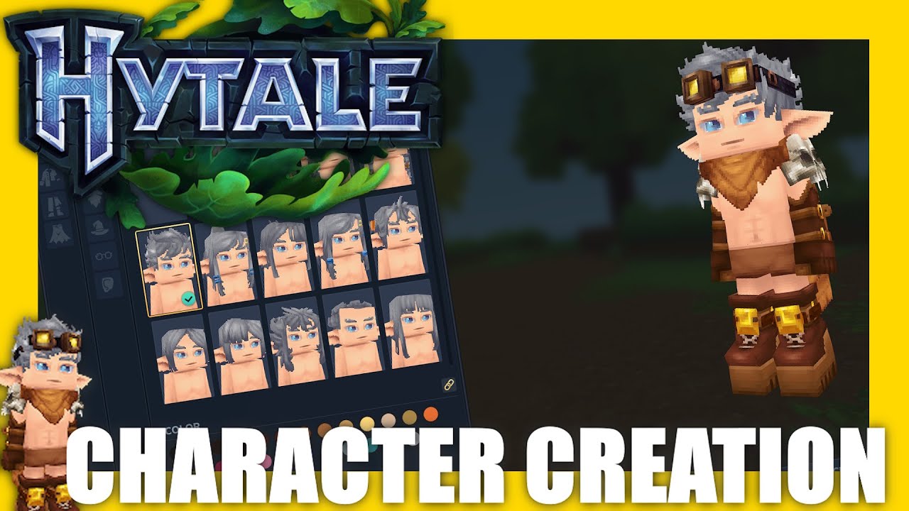 Creating a Character in Hytale!