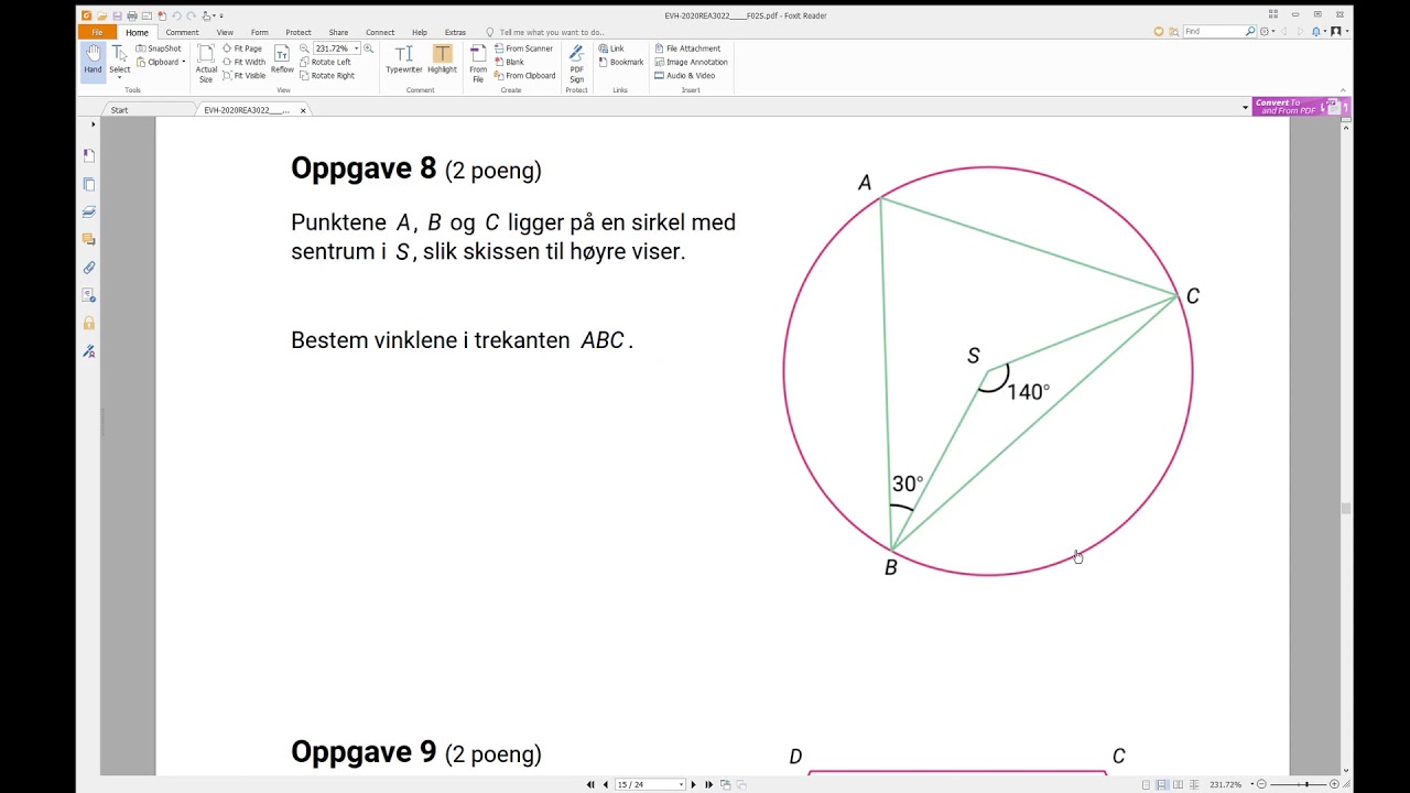 Mine tanker om vanskelighetsgraden på del 1 (R1 eksamen, høst 2020)