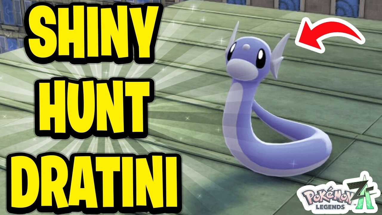 Как найти блестящего Дратини в Legends ZA
