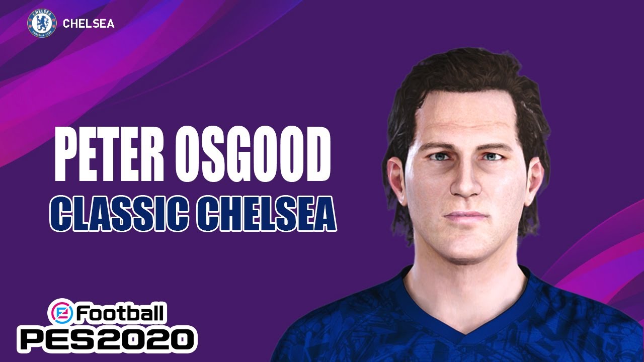Peter Osgood (Classic Chelsea) Face Build + Stats - PES 2020