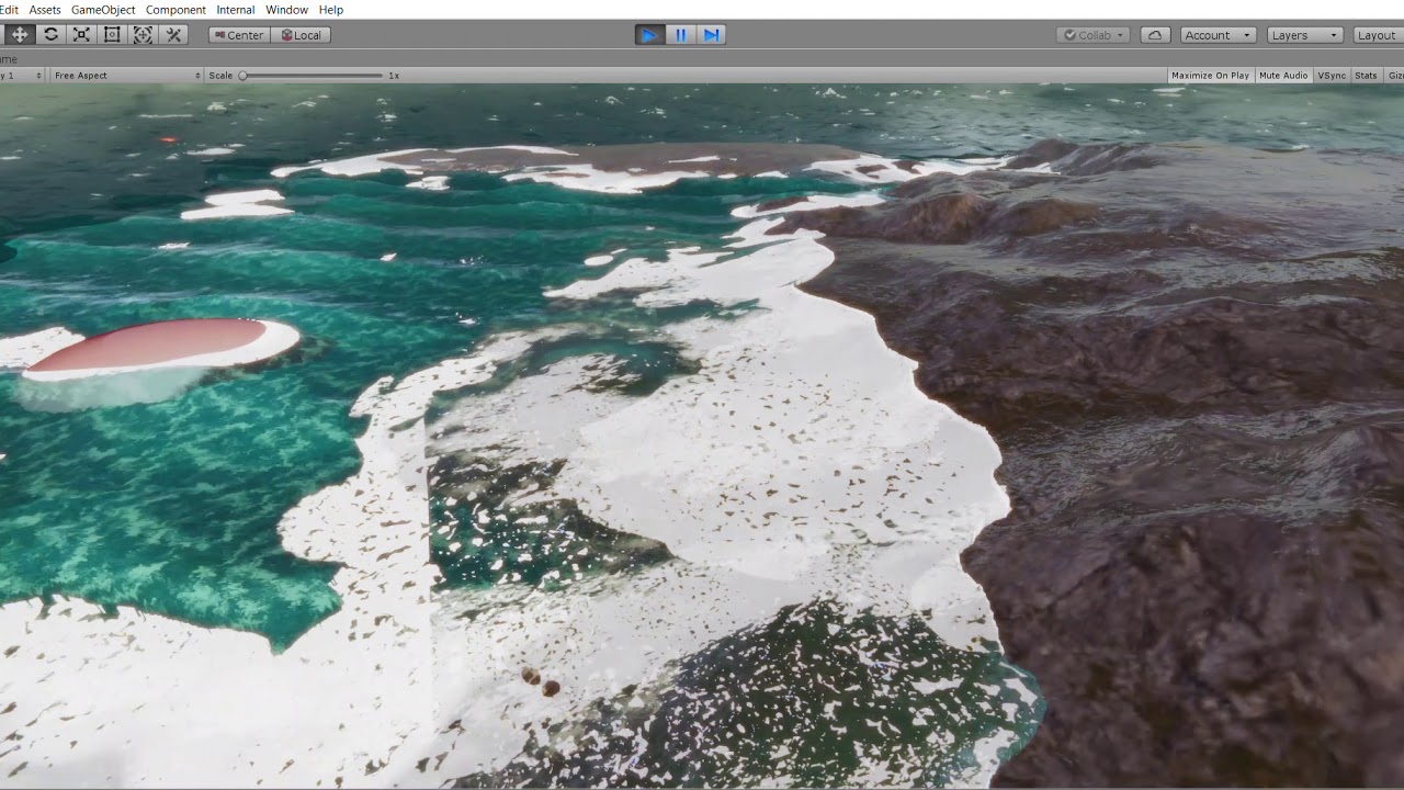 Oceanis HDRP Water Real fluid simulation WIP - YouTube