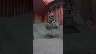 Inside a Massive Bulk Ship Unloading Aggregate | Grab Bucket &amp; SEM 655D Loader | Maldives