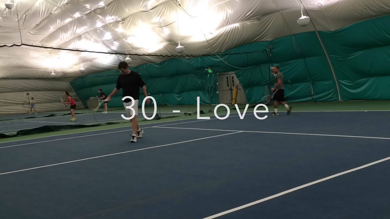 Tennis game in iPhone time lapse