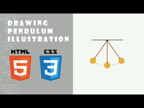 Pendulum Illustrations | Drawing with html and css