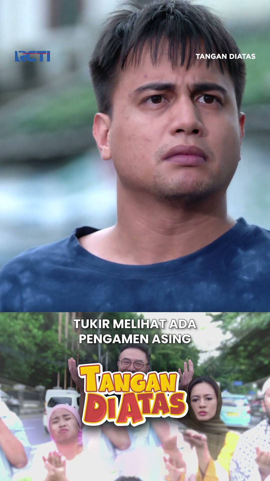 Tukir Melihat Ada Pengamen Asing #Tangandiatas #Rcti #shorts