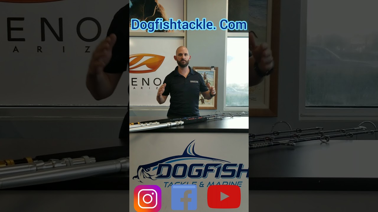 DOGFISH STIK STAND UP 30 TROLLING ROD