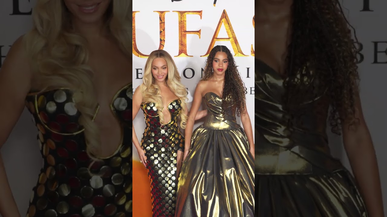 Beyoncé and Blue Ivy Stun at Lion King Premiere
