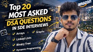 20 Most asked DSA questions in Coding Interviews