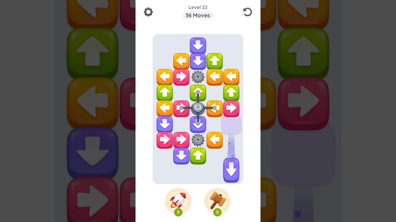 Block Escape: Tap Away Puzzle Level 22 