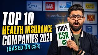 Top 10 Claim Settlement Ratio Health Insurance Companies in India 2026 | Best CSR Health Insurance