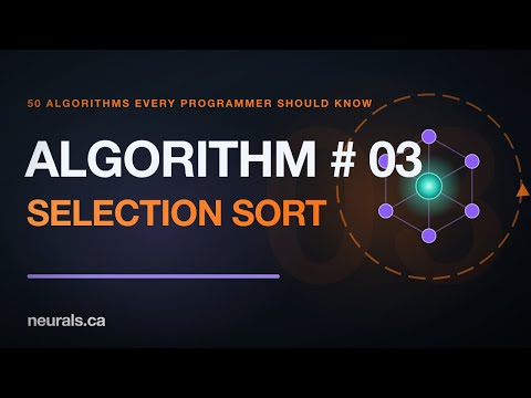 Selection Sort: The Simplest Sort, One Swap at a Time (50 Algorithms #3)