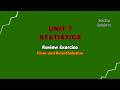 Grade 11 Maths Unit 7 Detailed Solutions To Statistics Review Questions Grade11Math ExamPrep 