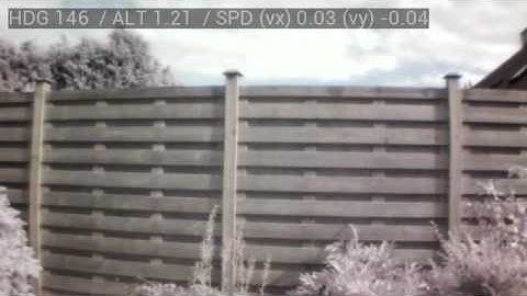 AR Drone 2.0 bottom camera IR MOD hover test