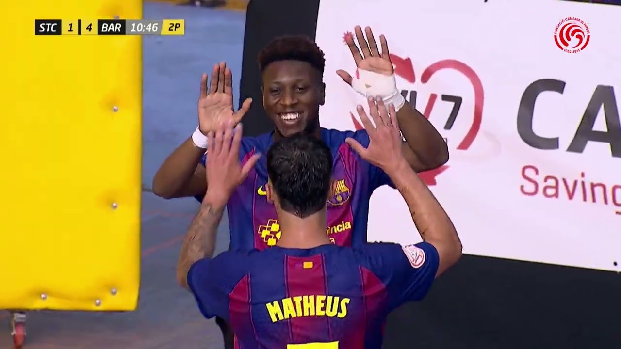 Resum Final Copa Catalunya Sènior FS masculina Barça - Industrias Santa Coloma (2-5)