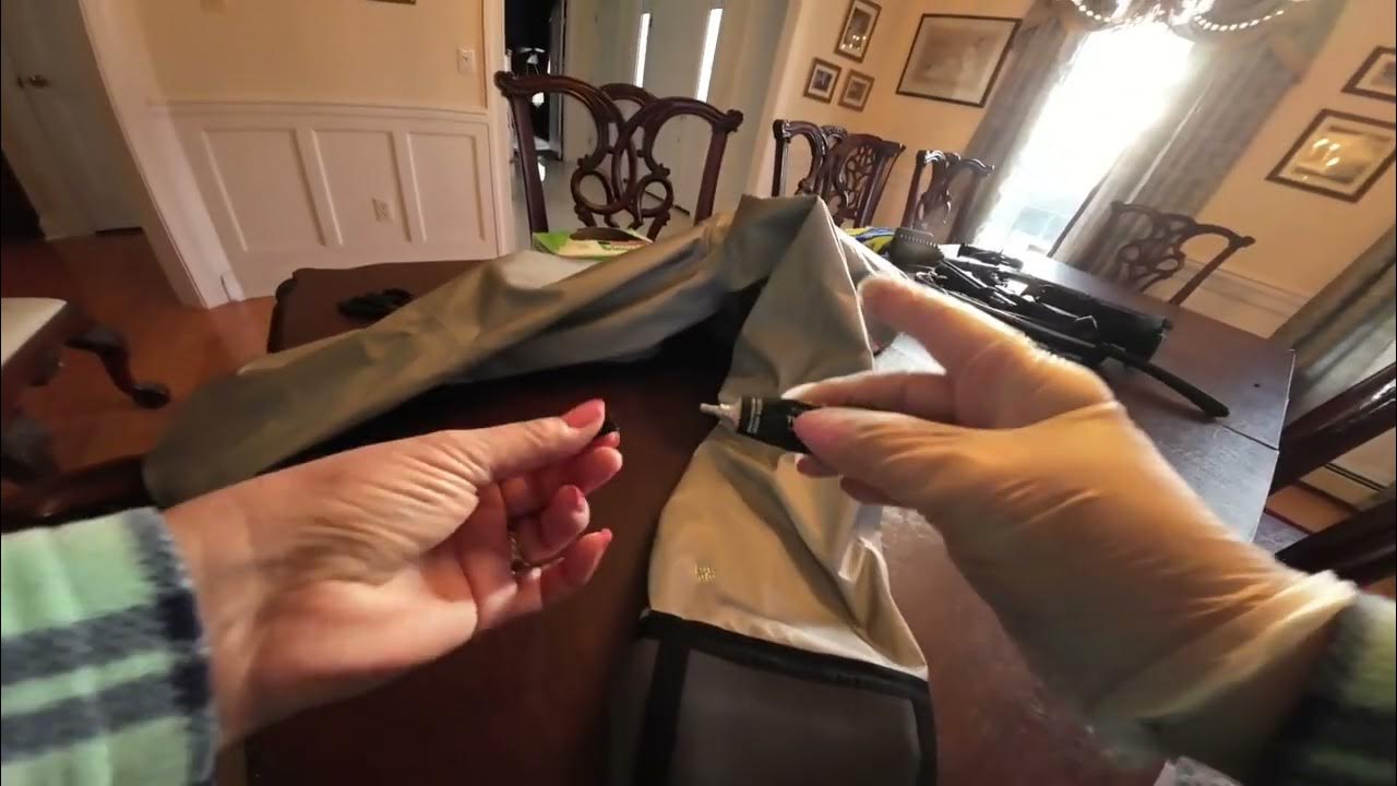 Repairing leaky waders is easy! YouTube