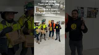 ITS ON AGAIN Thank you to the guys from GUZMAN Y GOMEZ