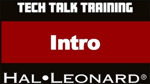 Intro to Tech Talk Training