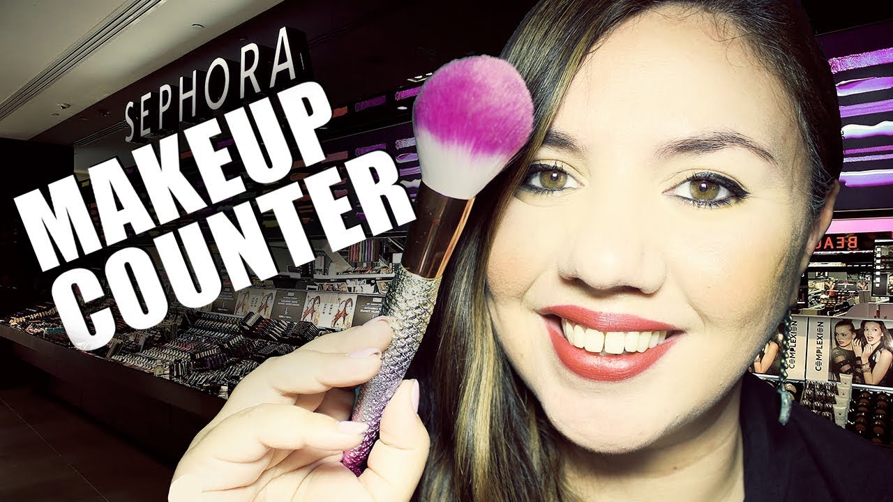 ASMR SEPHORA MAKEUP COUNTER  | SOFT SPOKEN
