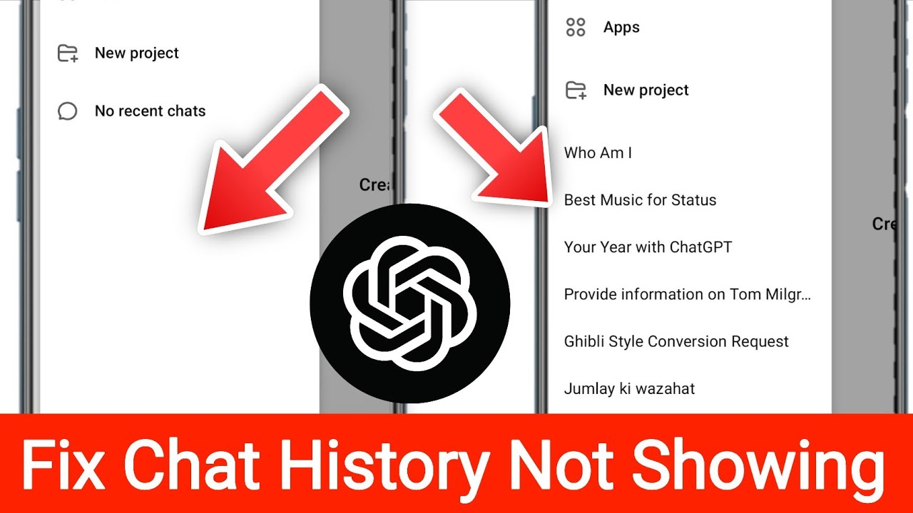 ChatGPT History Not Showing Problem Solve - YouTube
