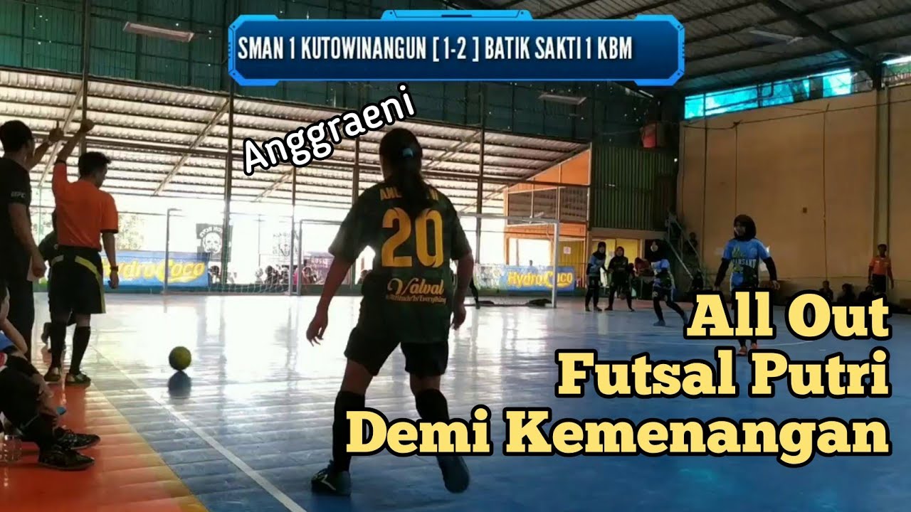 SMAN 1 KUTOWINANGUN VS SMK BATIK SAKTI 1 KEBUMEN |FUTSAL PUTRI| AOS 2019