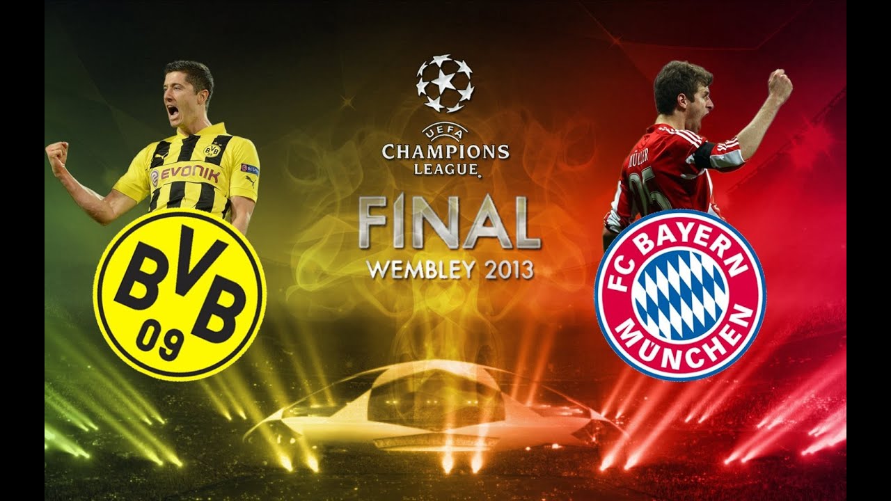 Uefa Champions League Final Borussia Dortmund - FC Bayern - YouTube