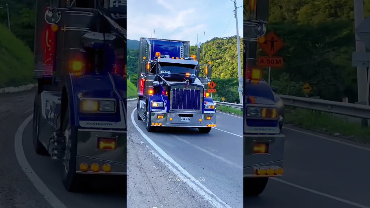 Trailero muy humilde #traileros #semi #camiones #semitrailer #ruta #cargueros #semitruck #trailer