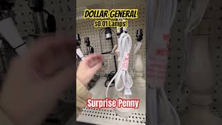 💥$0.01 LAMPS!💥I LOVE LAMP! WOAH BLACK BETTY SLAM A LAMP #dollargeneral #pennyshopping #pennylist
