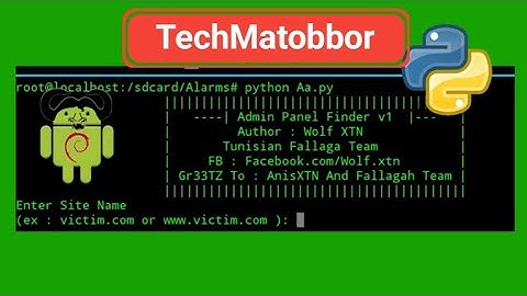Admin Panel Finder Python Script - GNURoot Linux Tutorial