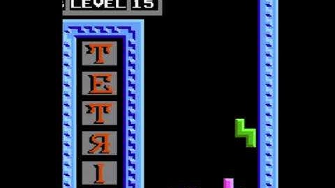 Tetris Nes Nintendo level 15