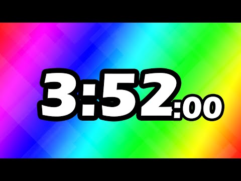 3 Minutes and 52 Second TIMER Countdown