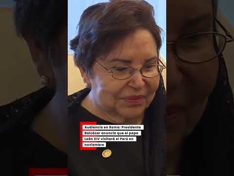 Video: Presidente Balcázar anuncia que el papa León XIV visitará el ...