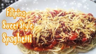 Filipino Sweet Style Spaghetti (Ala Jollibee)