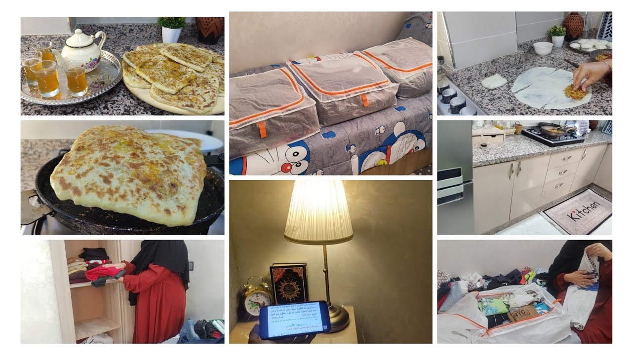 ماصعيبة غير البدية✅روتين شتوي🌧️جمعت حوايج الصيف وجبدت حوايج البرد👌مسمار طرقتو🔨مسيمنات معمرين😋