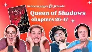 Queen of Shadows book club (chapters 26–47) | Between Pages & Friends Podcast, Episode 14