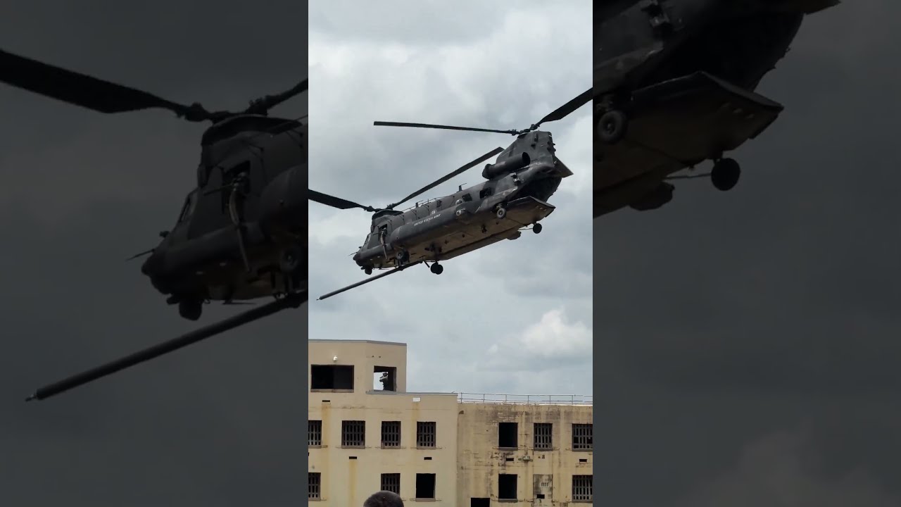 President Donald Trump Arrives At Fort Bragg And Watches Special Forces Operations Demonstrations