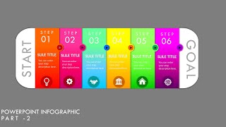 Six Element Infographic PowerPoint | Animation video Part-2 [Powerpoint Power]