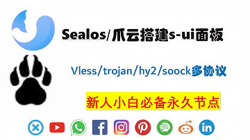【全网首发]Sealos和Clawcloud搭建s-ui面板，零成本部署永久免费多协议VPN节点，新人小白必看！