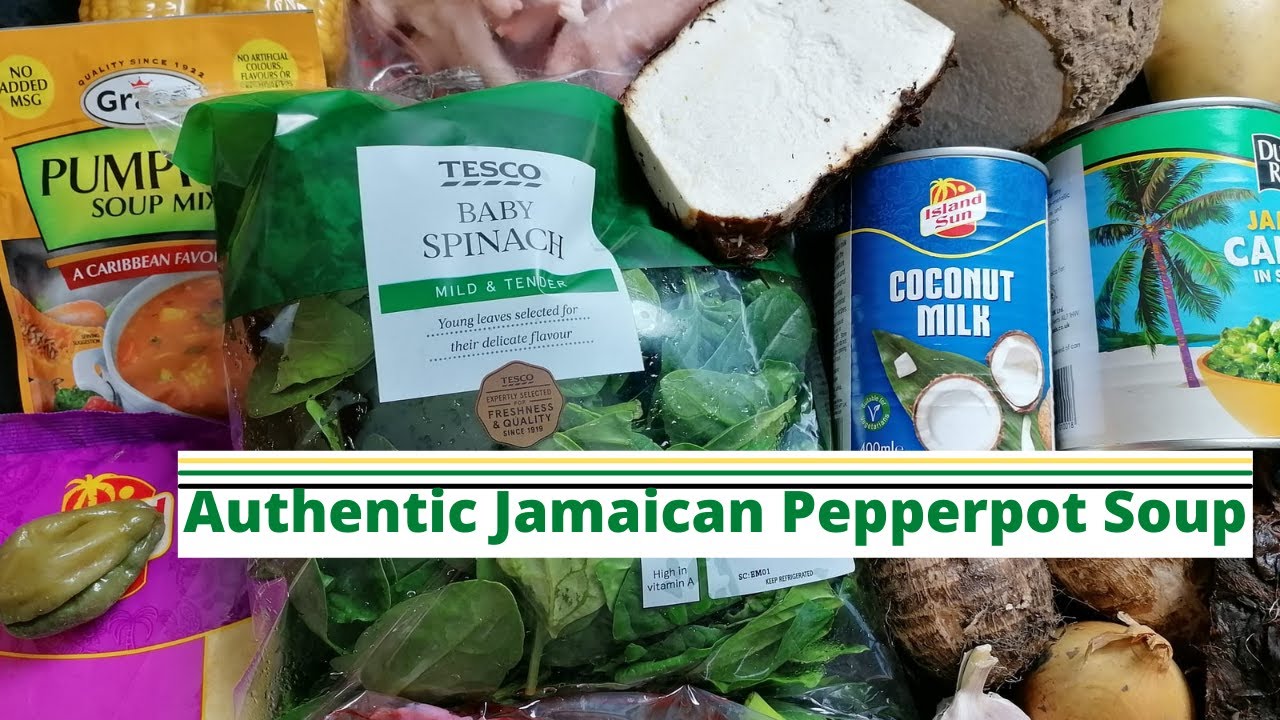 Authentic Jamaican Pepperpot Soup YouTube