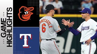Orioles vs. Rangers Game Highlights (4\/3\/23) | MLB Highlights