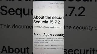 New mac os sequoia software update Nov 2025